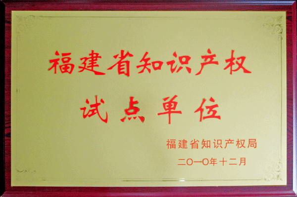 福建省知识产权试点单位